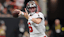 Baker Mayfield (6) passes the ball against the Atlanta Falcons during the second quarter at Mercedes-Benz Stadium.