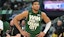Milwaukee Bucks forward Giannis Antetokounmpo (34) gets ready.
