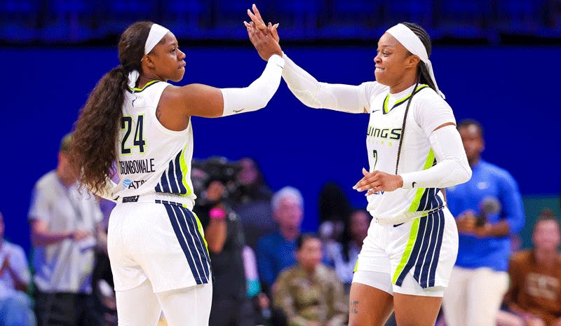  Arike Ogunbowale Odyssey Sims Dallas Wings WNBA