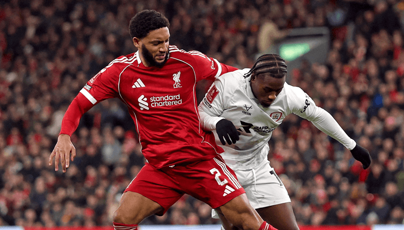 Joe Gomez Liverpool FA Cup
