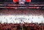 Edmonton Oilers and Florida Panthers take the ice during the warmup period in game five of the 2025 Stanley Cup Final at Rogers Place. Sergei Belski-Imagn Images