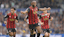 Bournemouth's Antoine Semenyo celebrates scoring his team's first goal from a free kick