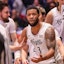 UCF Knights guard Darius Johnson (3) reacts after a foul during the second half.