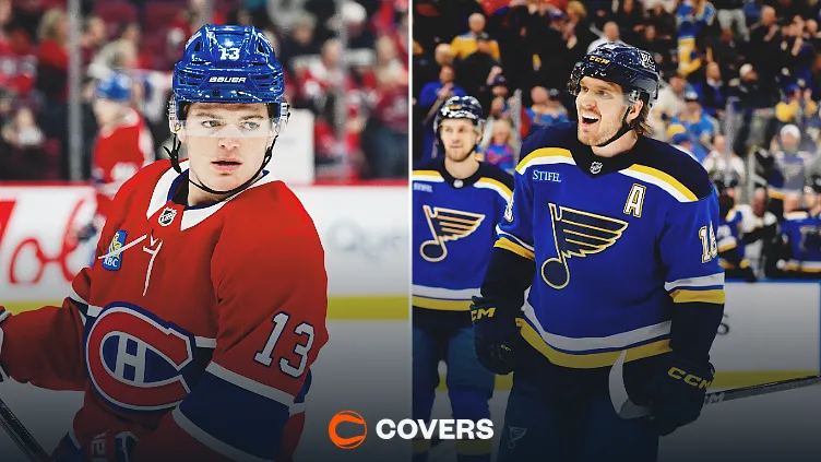 Canadiens vs Blues Prediction, Cole Caulfield, Robert Thomas