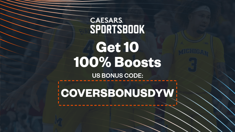 Caesars Sportsbook promo code for Thursday Night's March Madness Games