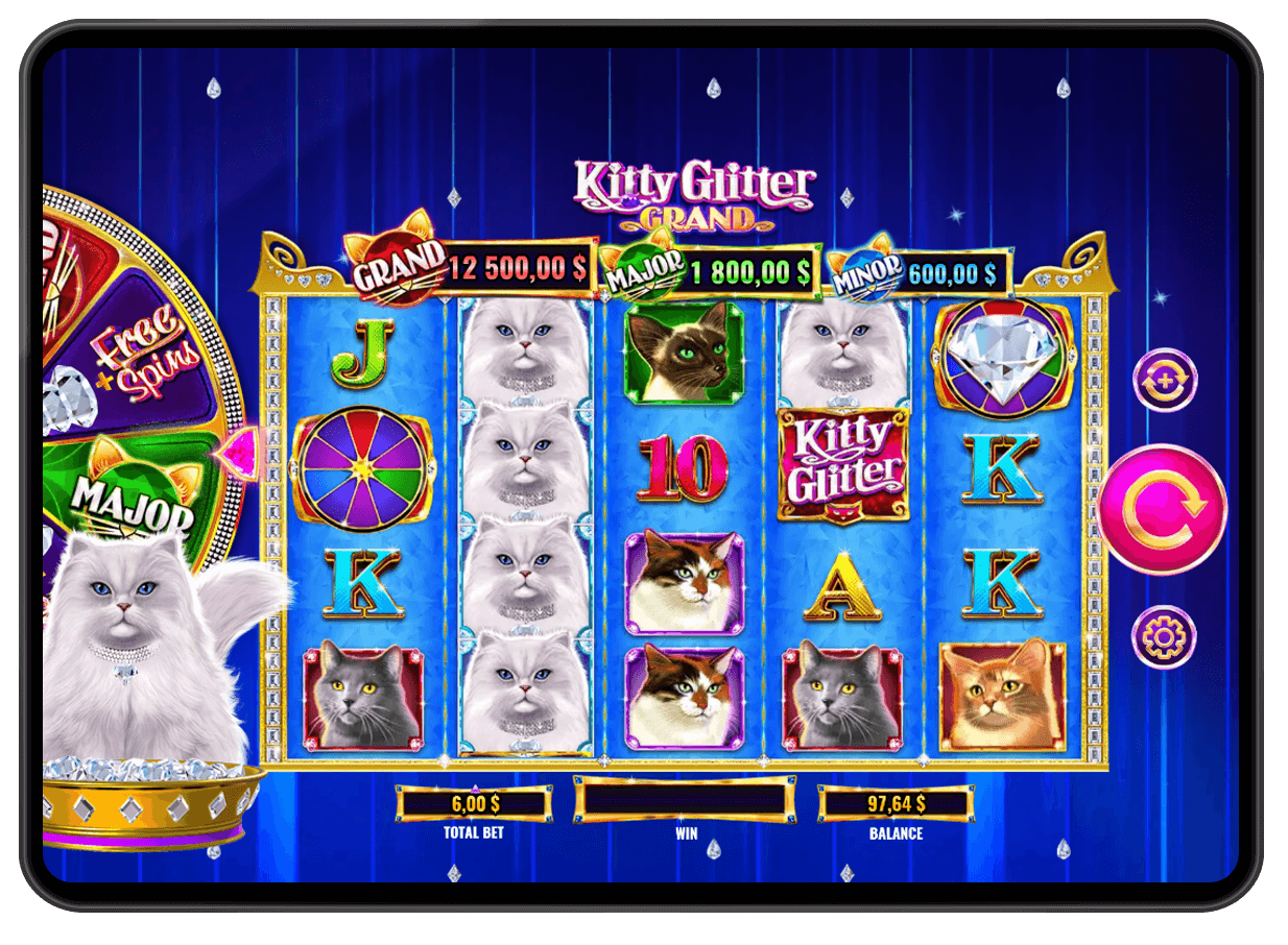 Caesars Entertainment Announces IGT's Kitty Glitter Grand  Retail and Online Launch