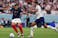 France forward Kylian Mbapp (10) controls the ball in front of England midfielder Jude Bellingham