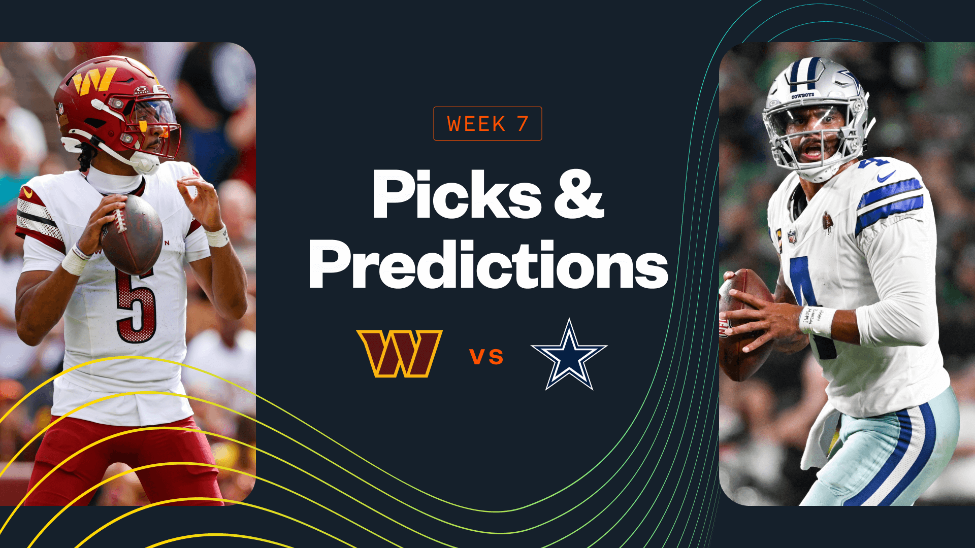 Commanders vs Cowboys Predictions, Picks & Best Bets for Today, October 19 — NFL Week 7