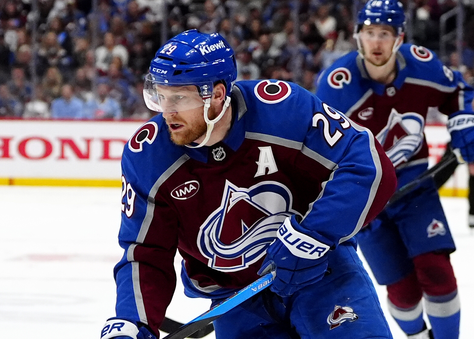 Nathan MacKinnon of the Colorado Avalanche NHL