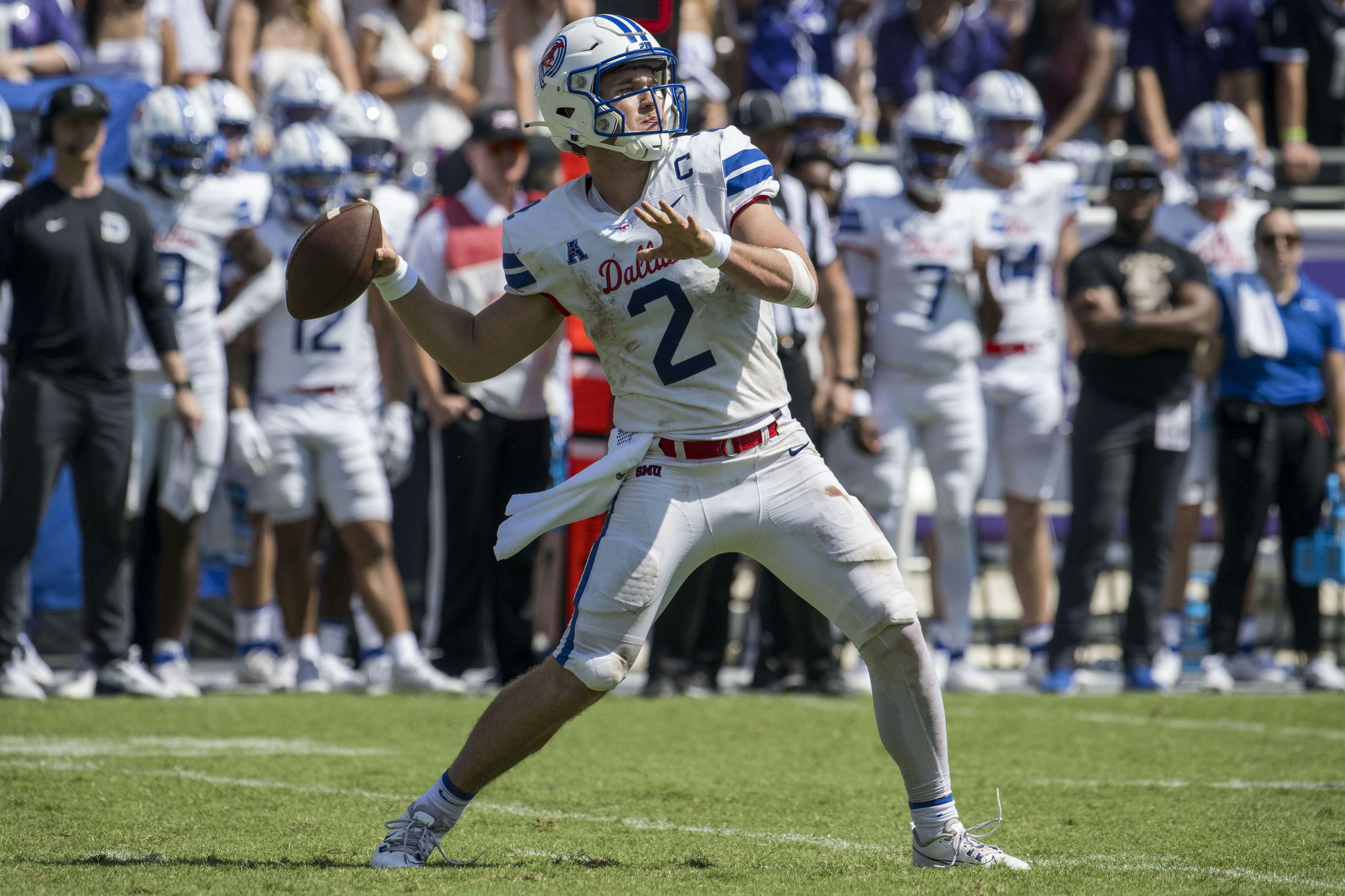 SMU Mustangs NCAAF Preston Stone