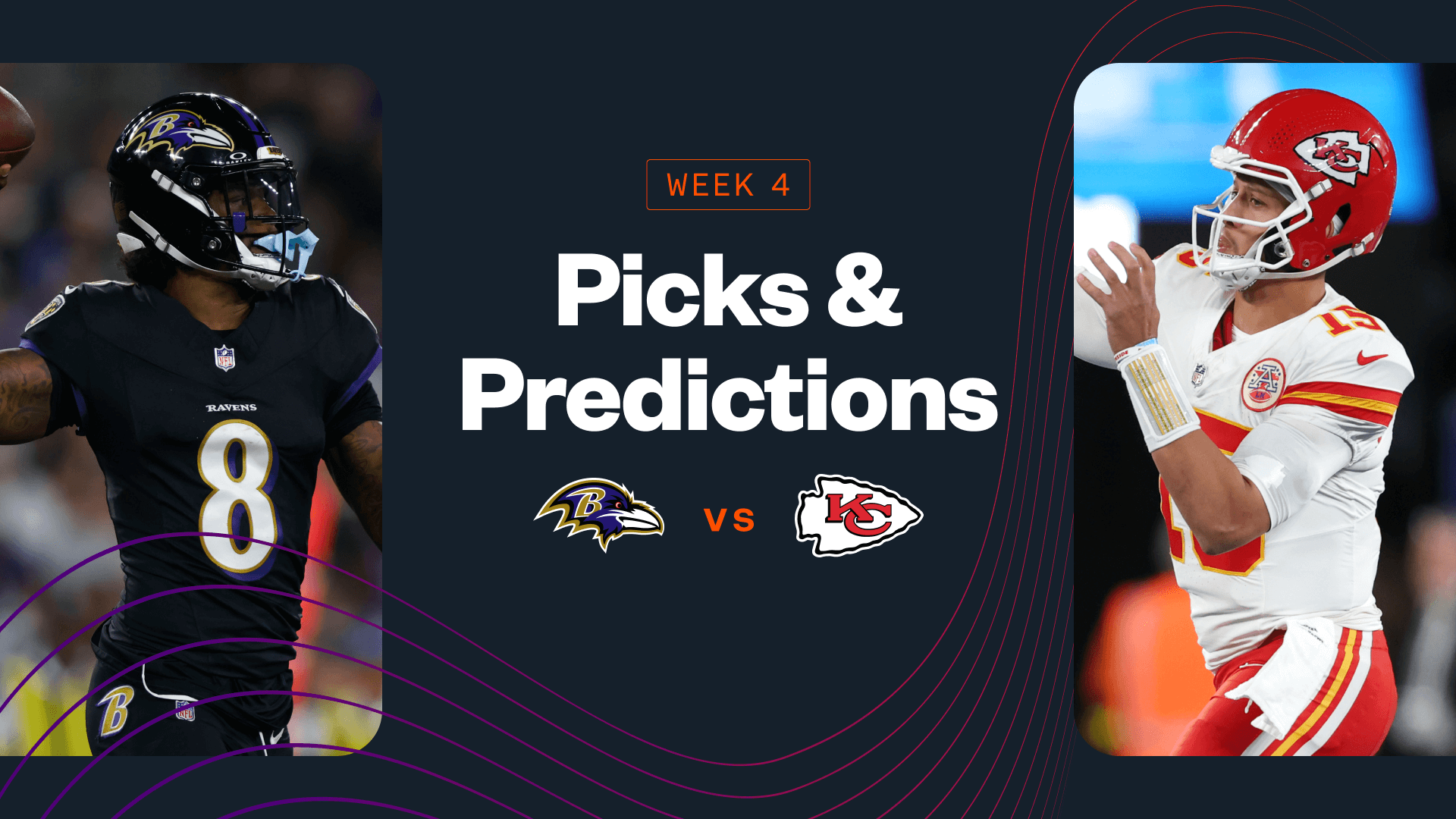 Ravens vs Chiefs Predictions, Picks & Best Bets for Today's NFL Week 4 Game