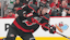 Carolina Hurricanes forward Sebastian Aho (20) shoots the puck during the first period against the Florida Panthers