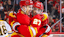 Mikael Backlund and Matt Coronato Calgary Flames NHL