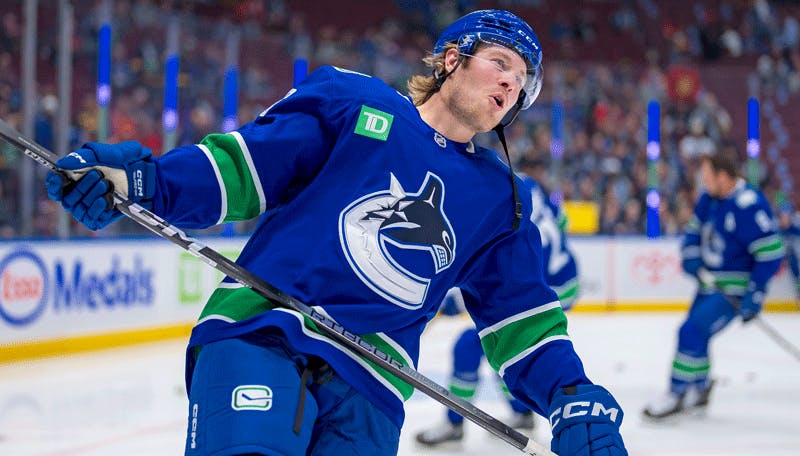 Brock Boeser Vancouver Canucks NHL