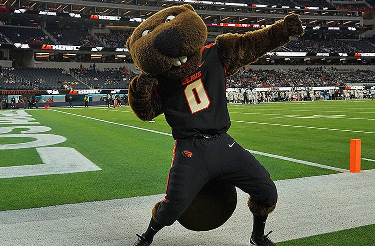 Oregon State Beavers Mascot NCAAF