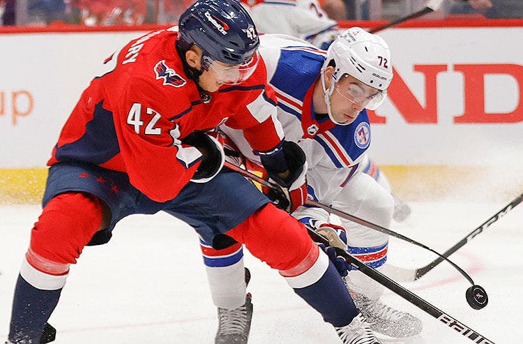 Martin Fehervary Washington Capitals Filip Chytil New York Rangers NHL