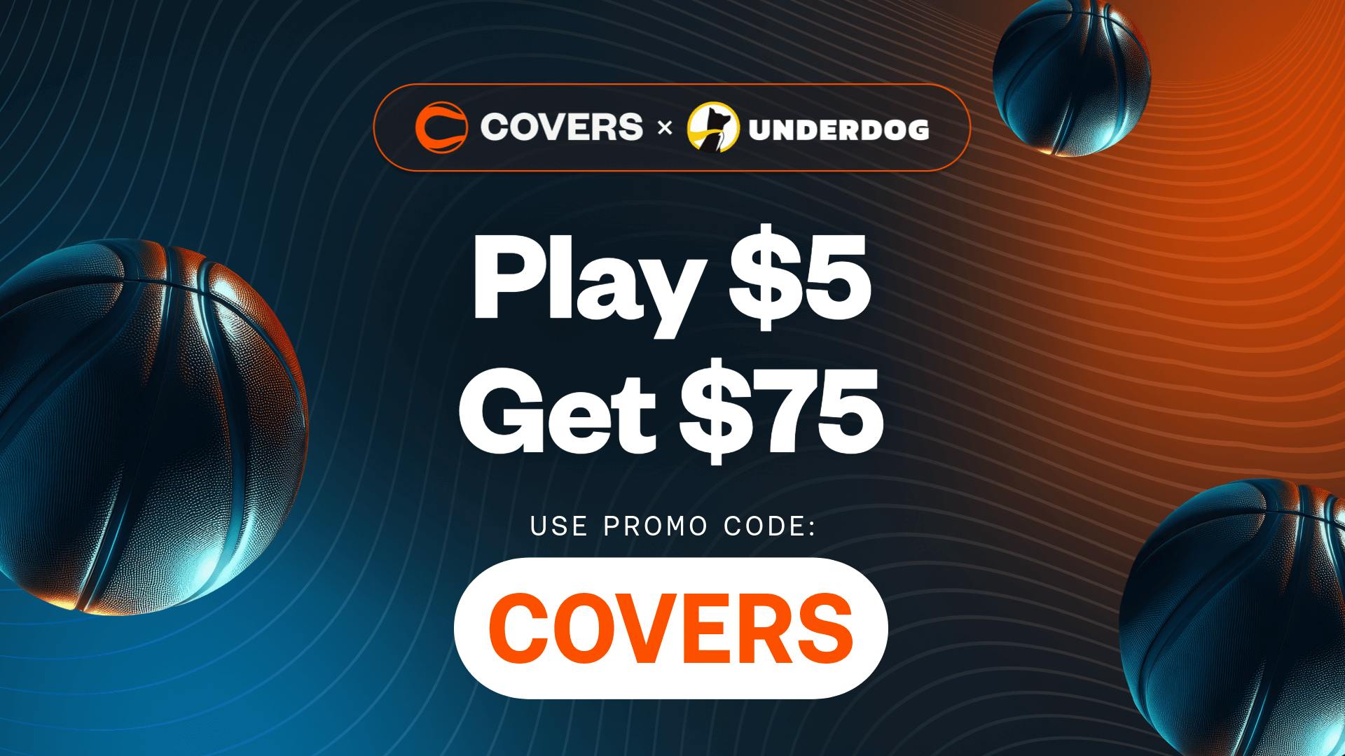 Underdog Promo Code COVERS: Claim $75 in Bonus Entries for Warriors vs. Timberwolves