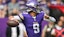 Minnesota Vikings quarterback J.J. McCarthy (9) throws a pass.