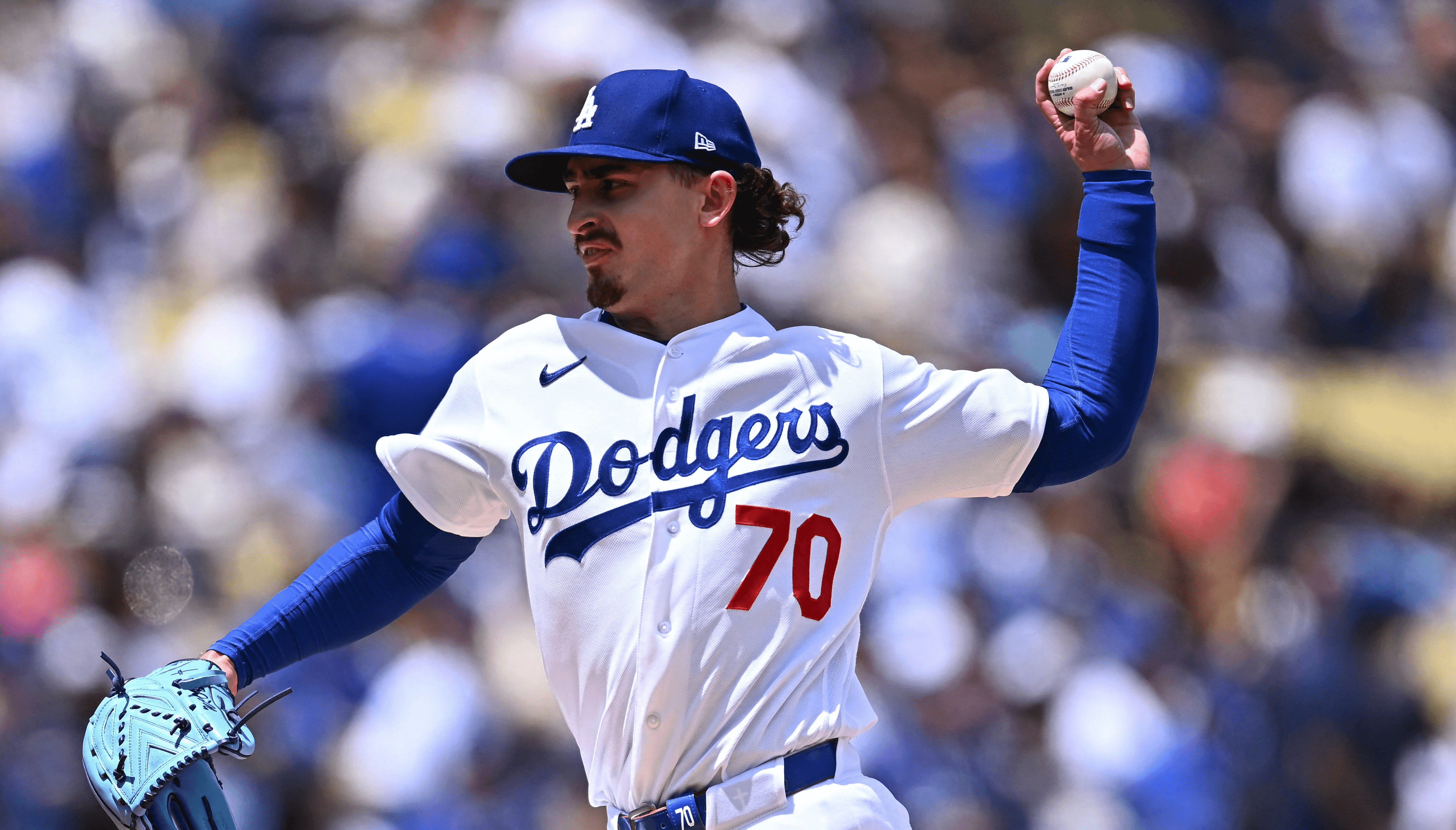 Justin Wrobleski of the LA Dodgers MLB