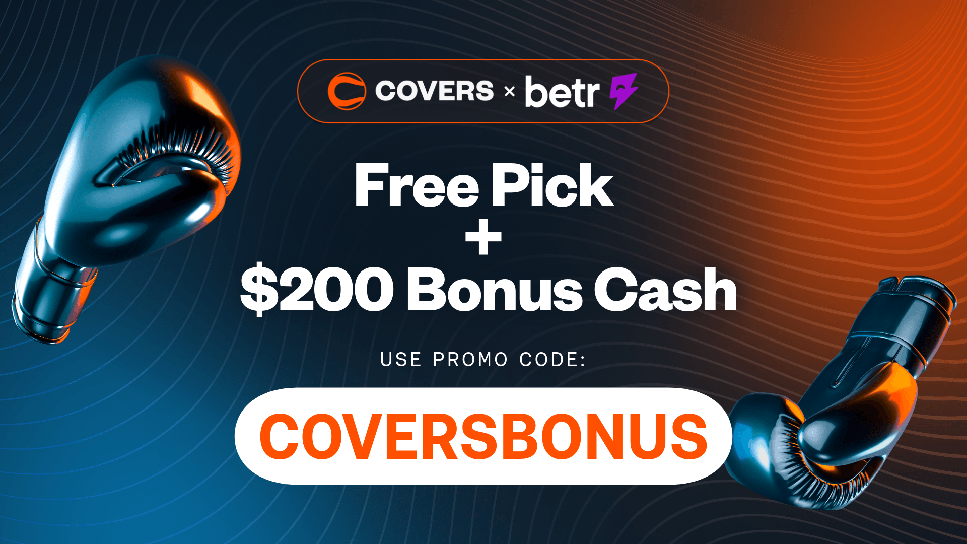 Use Betr Picks promo code COVERSBONUS to get a Free Pick + $200 Bonus Cash