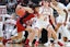 Harvard Crimson star Malik Mack in NCAAB action.