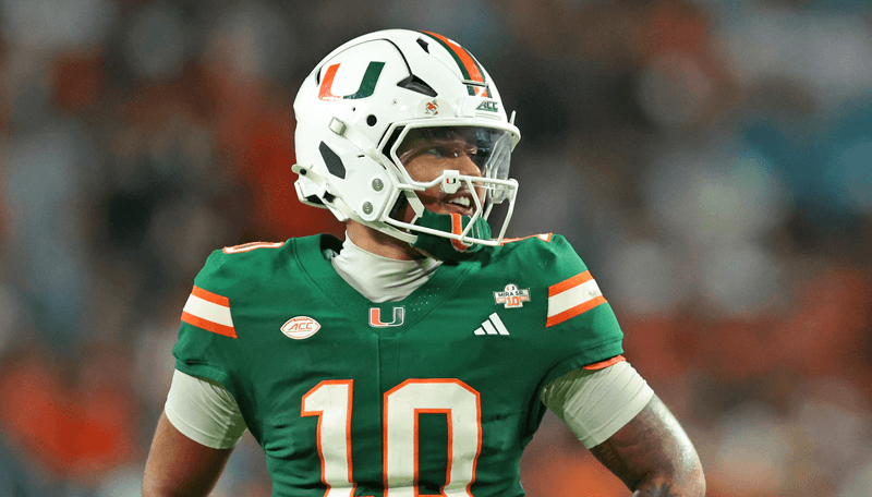 Darian Mensah Miami Hurricanes ACC college football