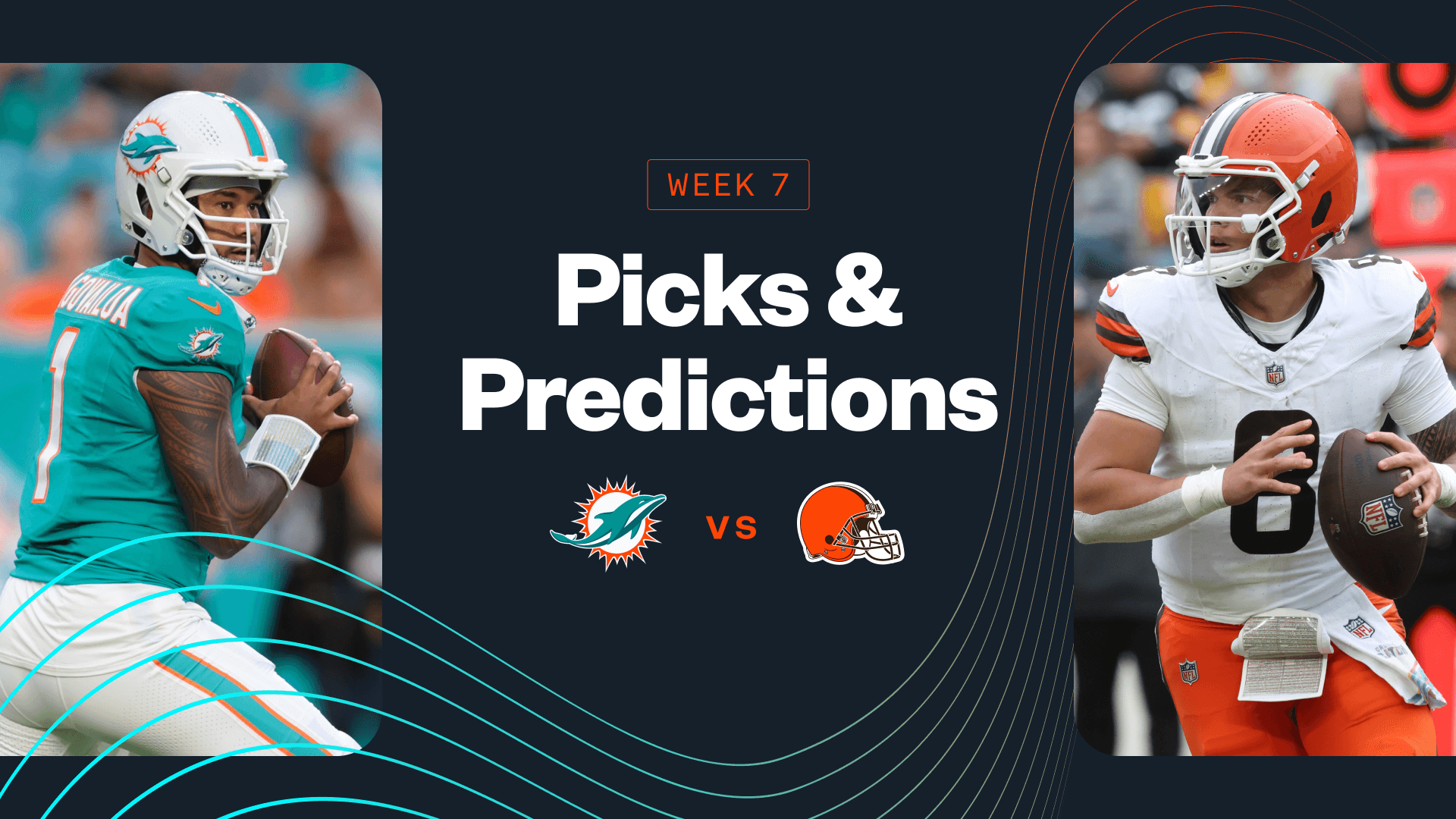 How To Bet - Dolphins vs Browns Predictions, Picks & Best Bets for Today's NFL Week 7 Game