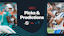 Promo image for Dolphins vs. Panthers, including Tua Tagovailoa and Bryce Young.
