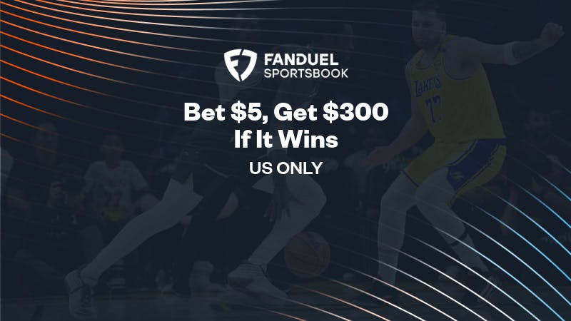 FanDuel promo code not needed for $300 bonus bets on Timberwolves vs Lakers. Bet $5, get $300 if it wins on October 24, 2025.