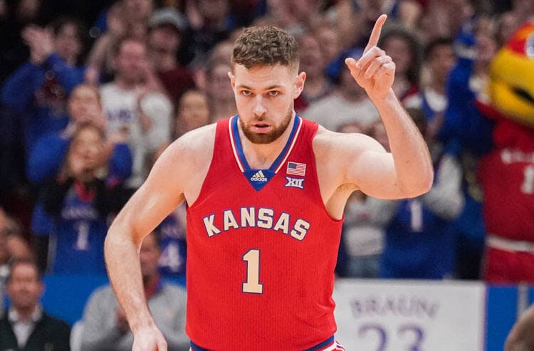 Hunter Dickinson Kansas Jayhawks Big 12 college basketball