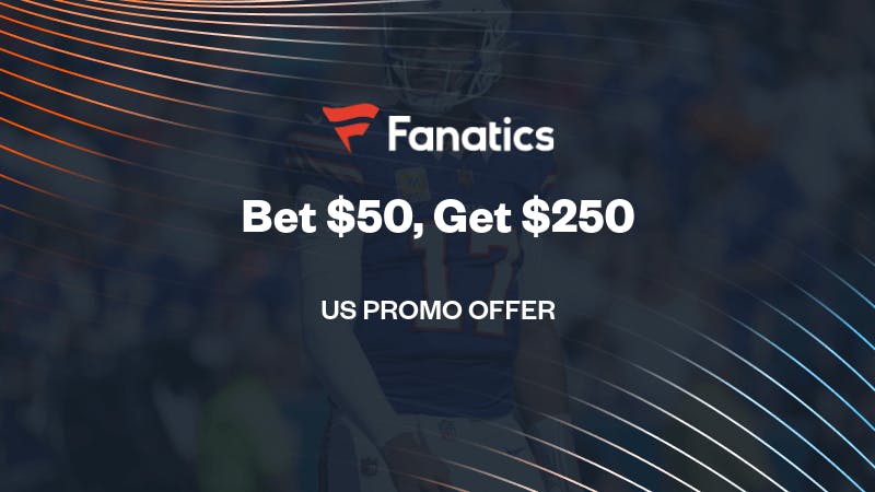 Fanatics Sportsbook Promo for Patriots vs Bills Sunday Night Football