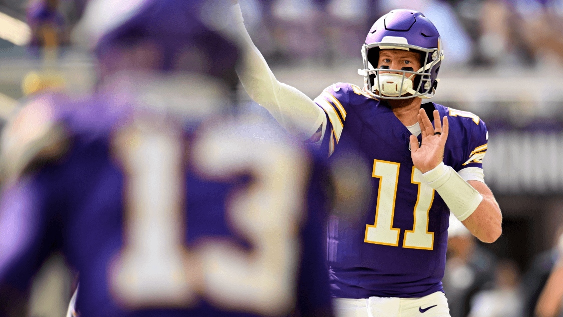 Minnesota Vikings quarterback Carson Wentz NFL