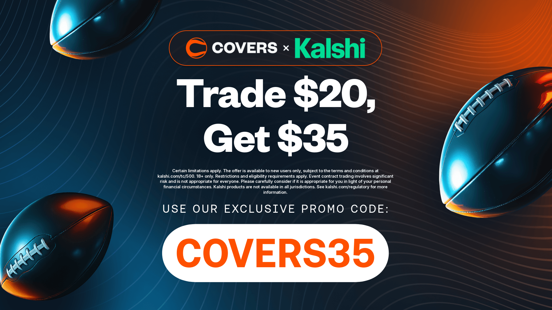 Covers - Use Kalshi promo code COVERS35.