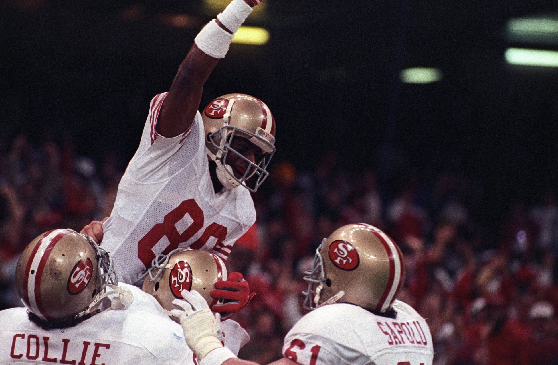 Legendary San Francisco 49ers wide receiver Jerry Rice.