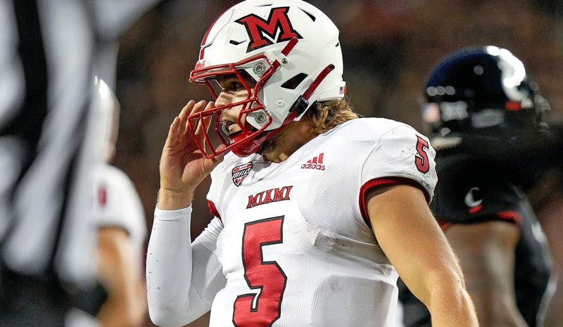 Brett Gabbert Miami (Ohio) RedHawks NCAA College Football