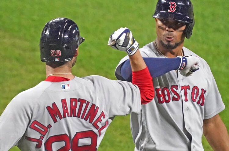 J.D. Martinez Xander Bogaerts Boston Red Sox MLB