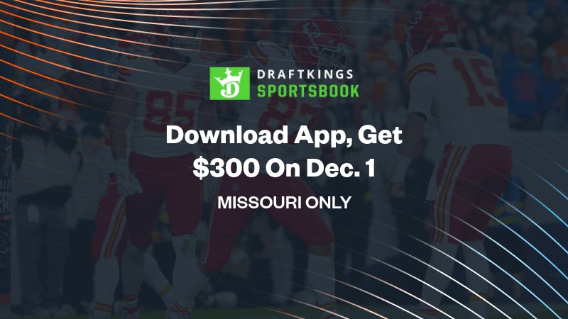 Download App & Get $300 on Launch Day without needing a DraftKings Missouri Promo Code. - IMAGN IMAGES