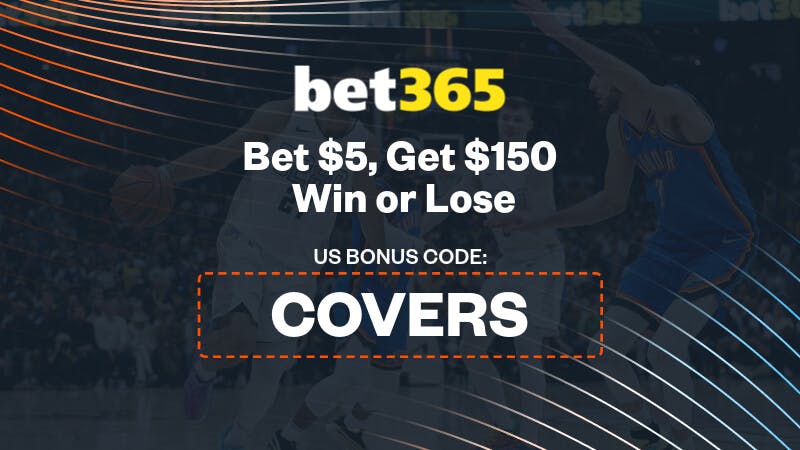 🏀 Claim bet365 Bonus Code 'COVERS' , Get $150 for the NBA Playoffs