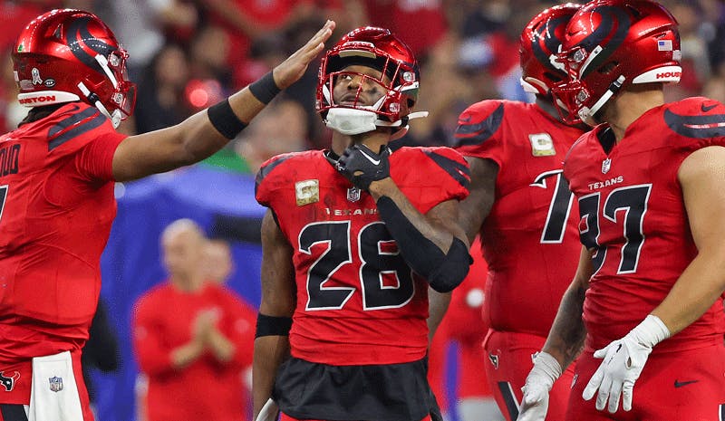 NFL Week 11 odds Joe Mixon Houston Texans