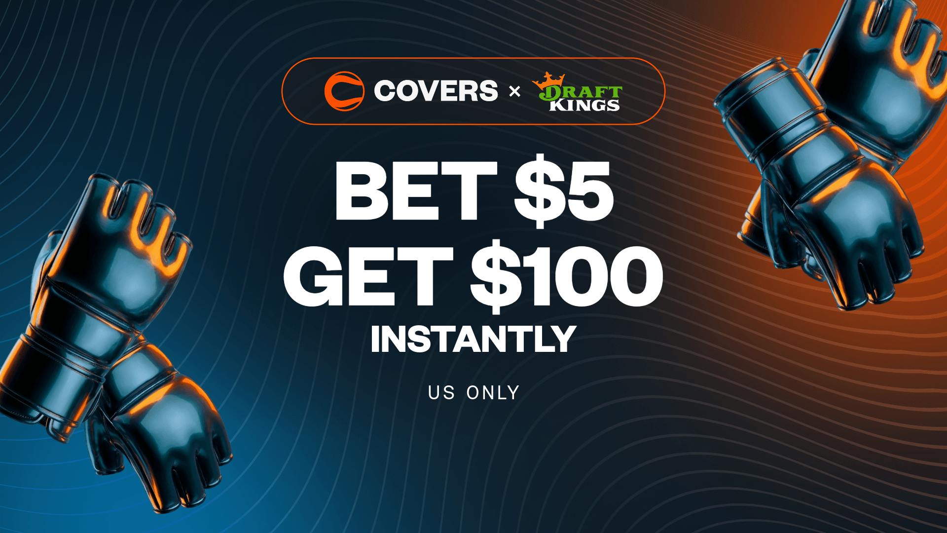 Bet $5, get $100 bonus bets without needing a DraftKings promo code.