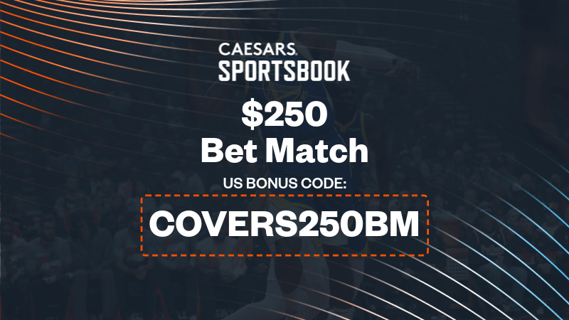 Use Caesars Sportsbook promo code "COVERS250BM" to claim a $250 bet match offer.