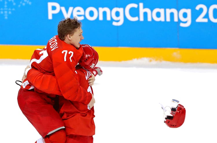 Kirill Kaprizov Russia Olympic Hockey