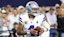 Dallas Cowboys quarterback Dak Prescott (4) warms up.