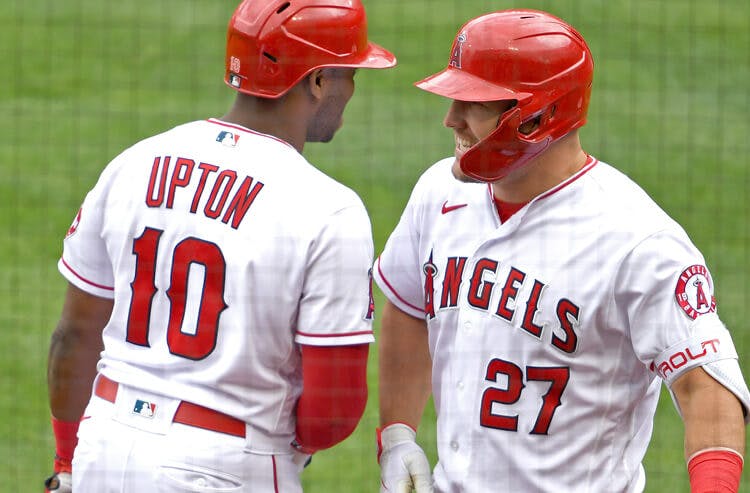 Justin Upton Mike Trout MLB Los Angeles Angels