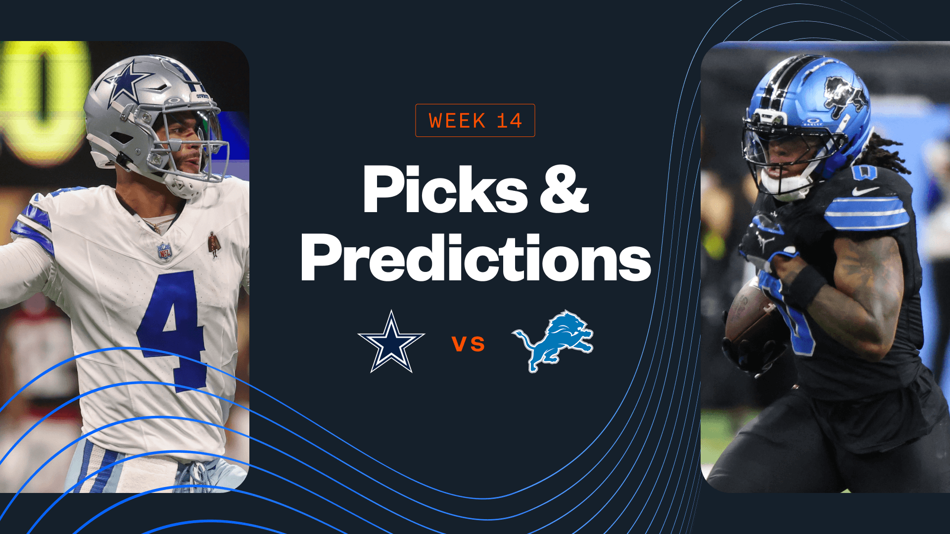 How To Bet - Cowboys vs Lions Predictions, Picks & Best Bets for Week 14 Thursday Night Football Tonight