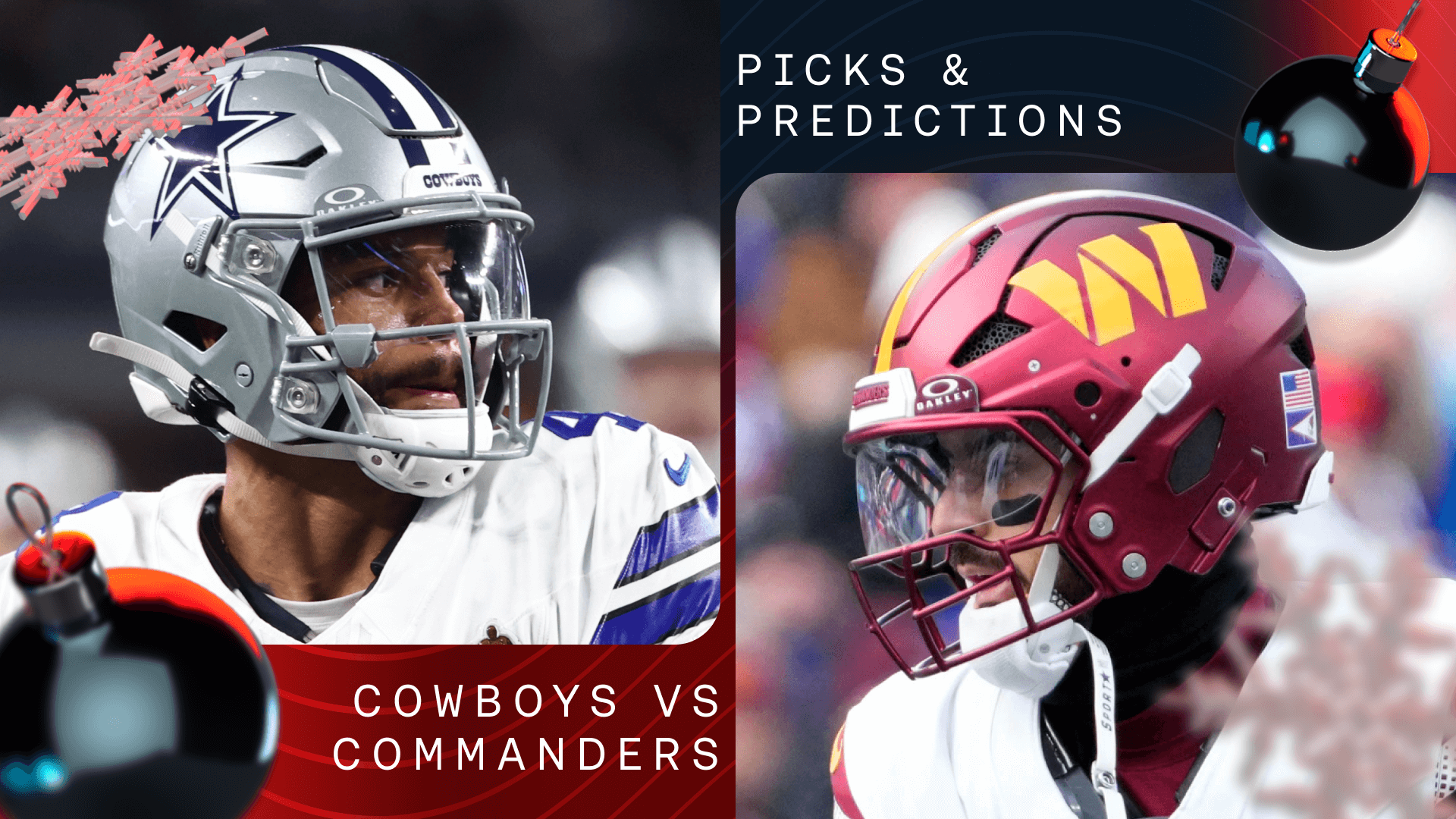 Cowboys vs Commanders Predictions, Picks & Best Bets for Today's Christmas Day Game