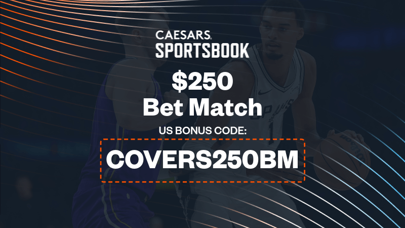Use Caesars Sportsbook promo code "COVERS250BM" to claim a $250 bet match offer.