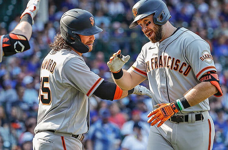 Brandon Crawford Evan Longoria San Francisco Giants MLB