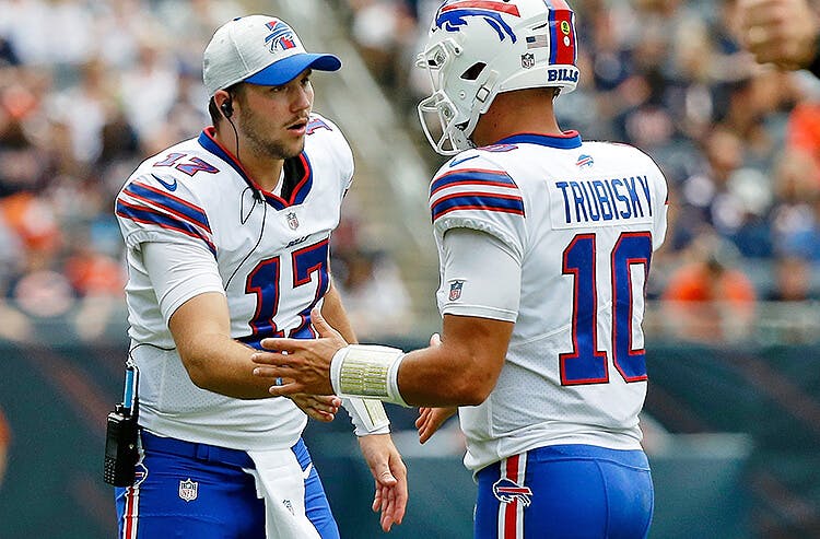 Josh Allen Mitch Trubisky Buffalo Bills NFL