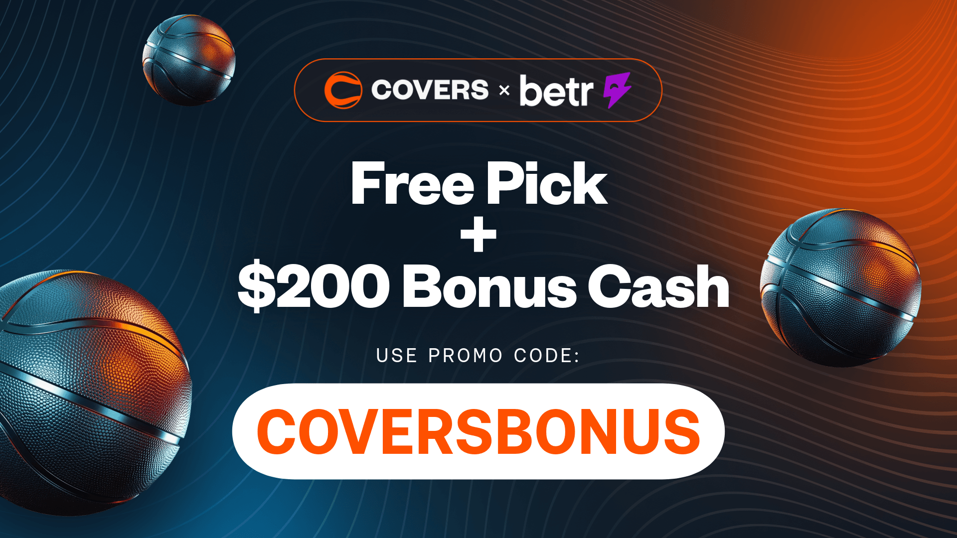 Use Betr Picks promo code "COVERSBONUS" to get a Free Pick + $200 Bonus Cash